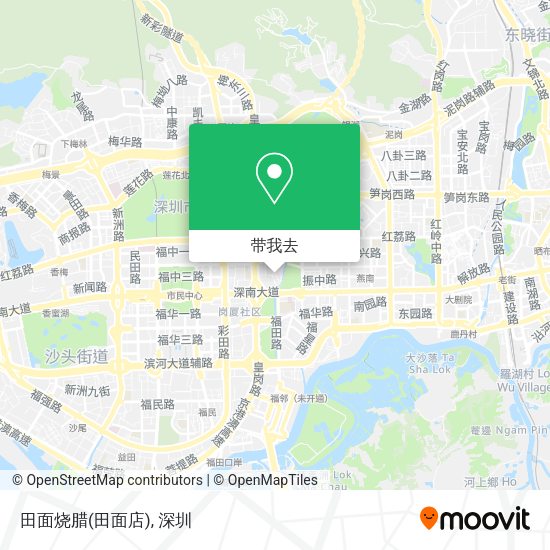 田面烧腊(田面店)地图
