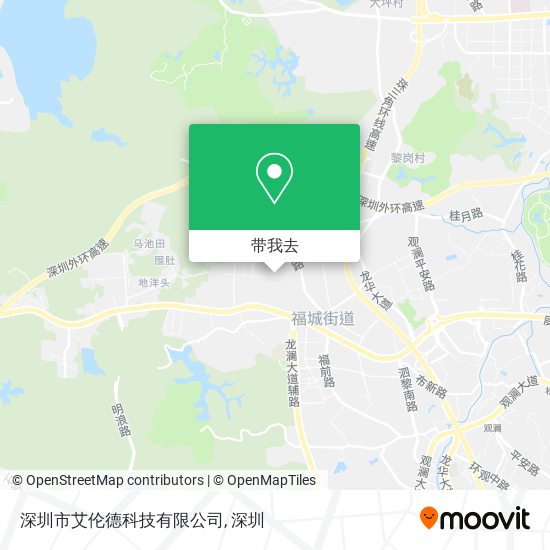 深圳市艾伦德科技有限公司地图