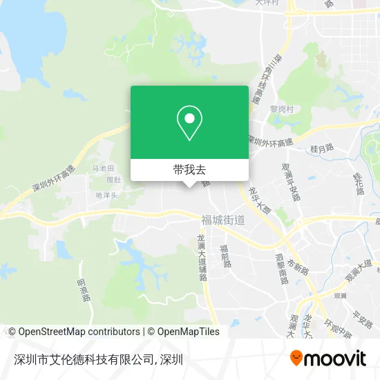 深圳市艾伦德科技有限公司地图