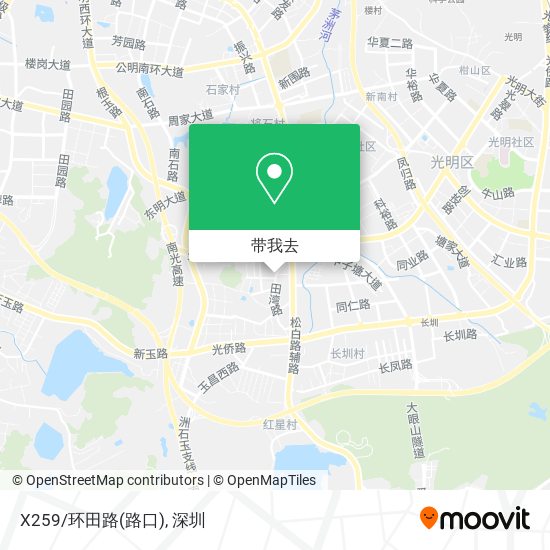 X259/环田路(路口)地图