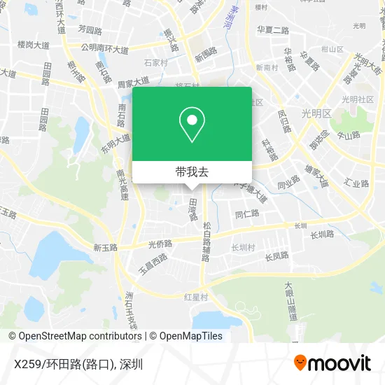 X259/环田路(路口)地图
