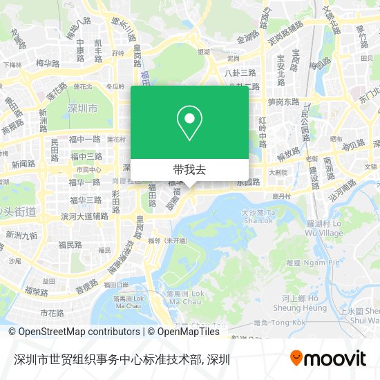 深圳市世贸组织事务中心标准技术部地图