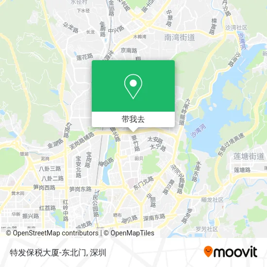 特发保税大厦-东北门地图