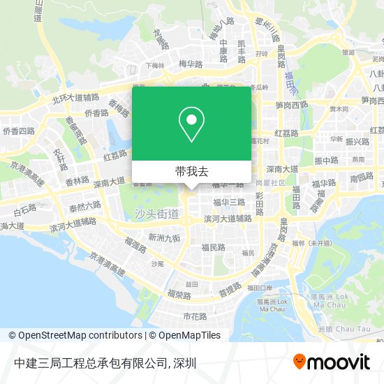 中建三局工程总承包有限公司地图