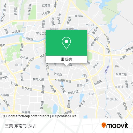 三美-东南门地图