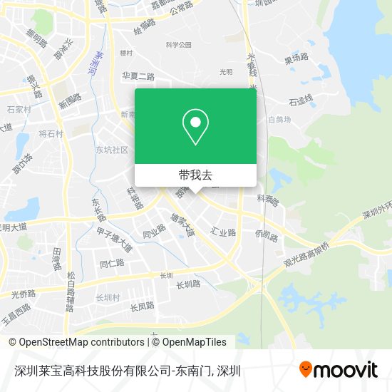 深圳莱宝高科技股份有限公司-东南门地图