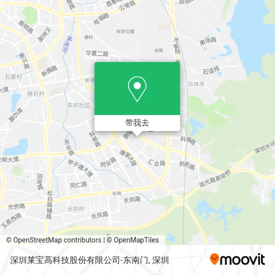 深圳莱宝高科技股份有限公司-东南门地图