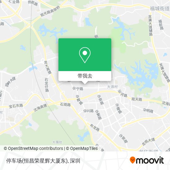 停车场(恒昌荣星辉大厦东)地图