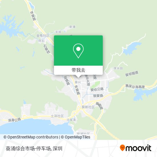 葵涌综合市场-停车场地图