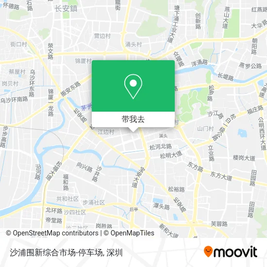沙浦围新综合市场-停车场地图