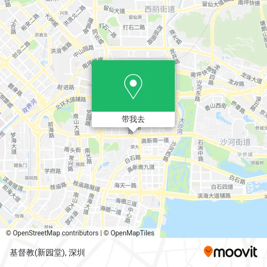 基督教(新园堂)地图