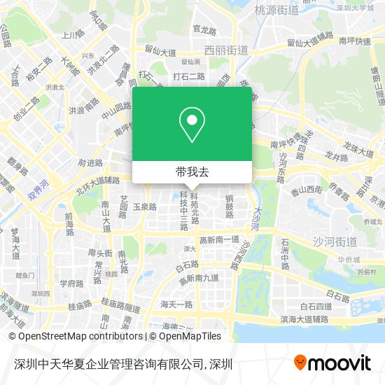 深圳中天华夏企业管理咨询有限公司地图