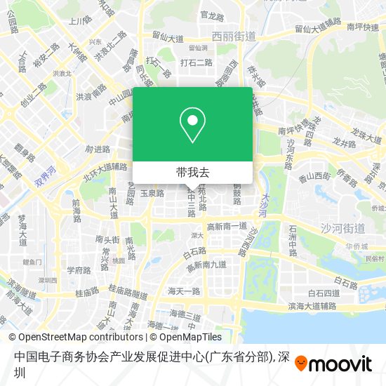 中国电子商务协会产业发展促进中心(广东省分部)地图