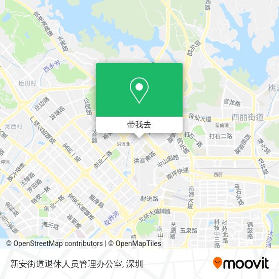 新安街道退休人员管理办公室地图
