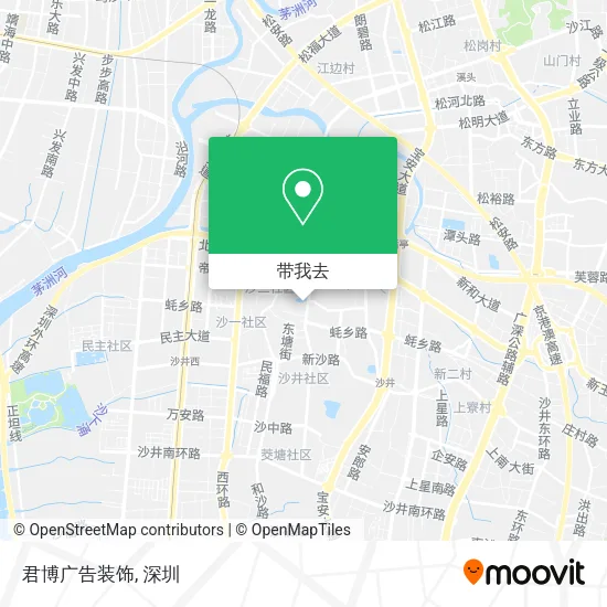 君博广告装饰地图