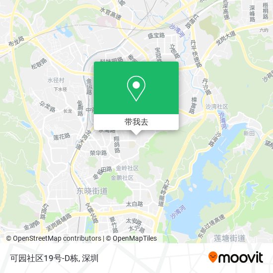 可园社区19号-D栋地图