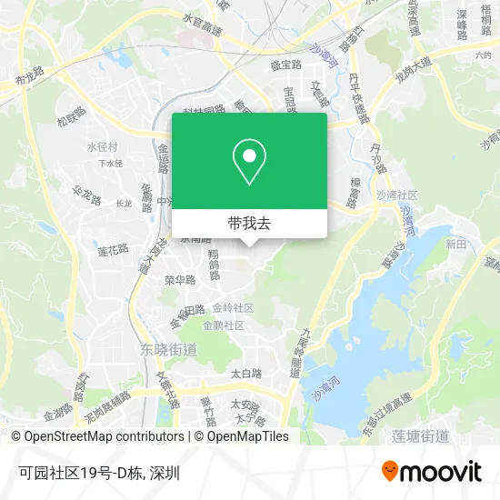 可园社区19号-D栋地图