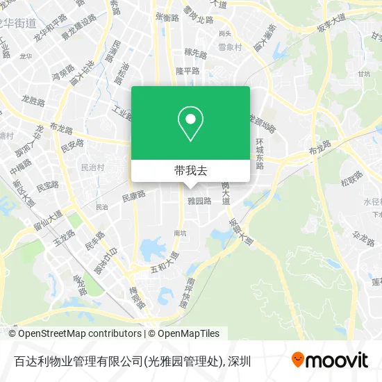 百达利物业管理有限公司(光雅园管理处)地图