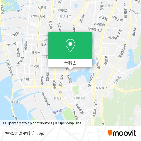 福鸿大厦-西北门地图