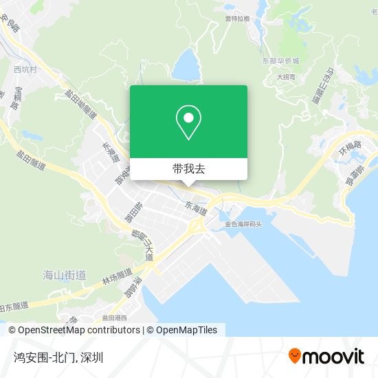 鸿安围-北门地图