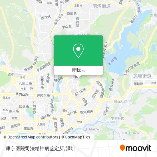 康宁医院司法精神病鉴定所地图