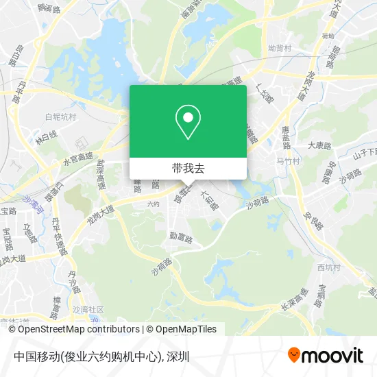 中国移动(俊业六约购机中心)地图