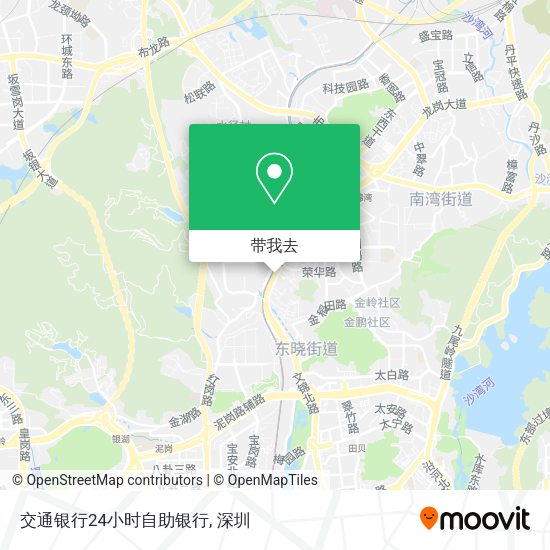 交通银行24小时自助银行地图