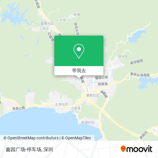 鑫园广场-停车场地图