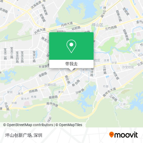 坪山创新广场地图