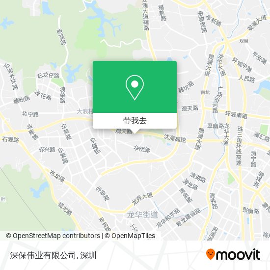 深保伟业有限公司地图