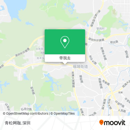 青松网咖地图