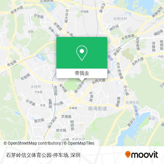 石芽岭信义体育公园-停车场地图