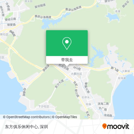 东方俱乐休闲中心地图