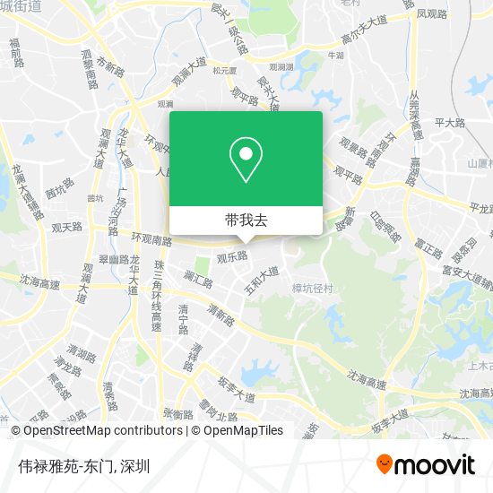 伟禄雅苑-东门地图