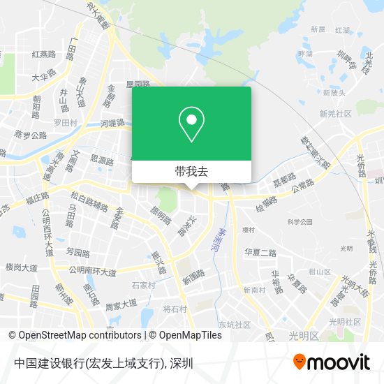 中国建设银行(宏发上域支行)地图