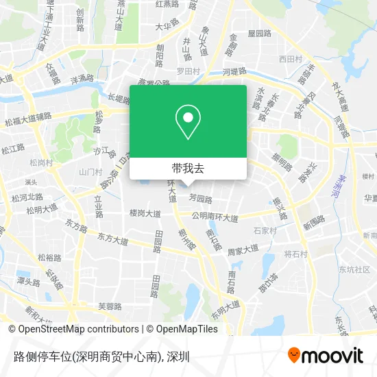路侧停车位(深明商贸中心南)地图