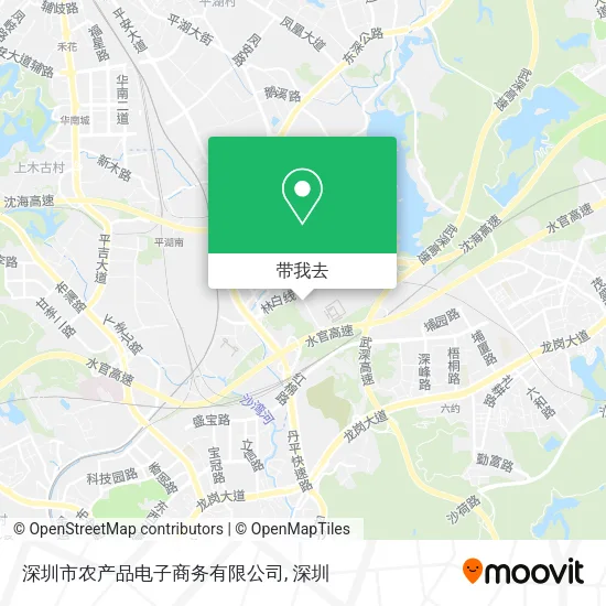 深圳市农产品电子商务有限公司地图