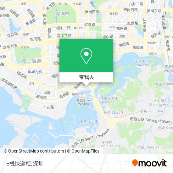 E栈快递柜地图