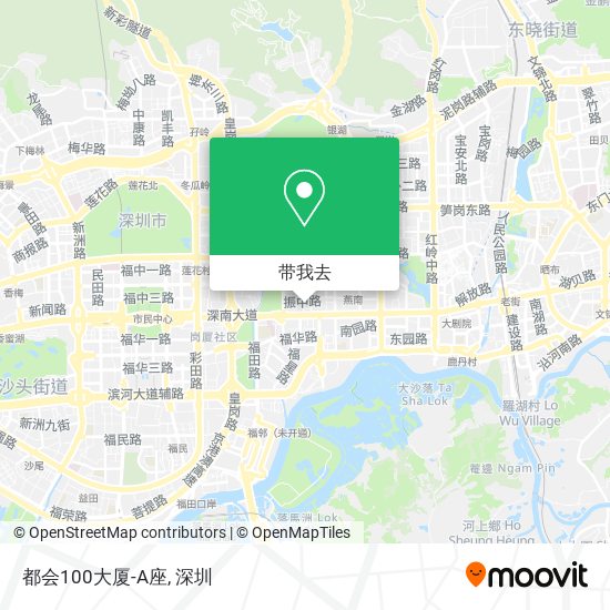 都会100大厦-A座地图