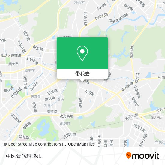 中医骨伤科地图