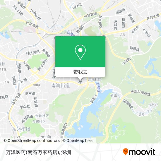万泽医药(南湾万家药店)地图