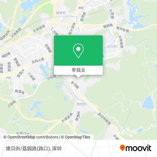 塘贝街/荔园路(路口)地图