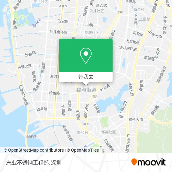 志业不锈钢工程部地图