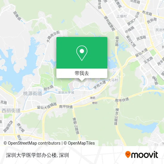 深圳大学医学部办公楼地图