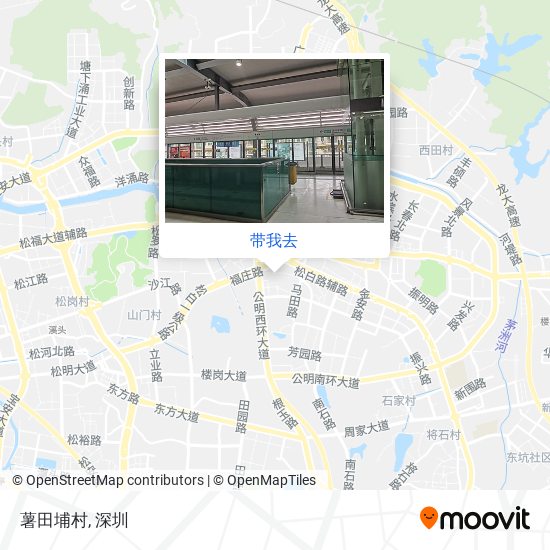 薯田埔村地图