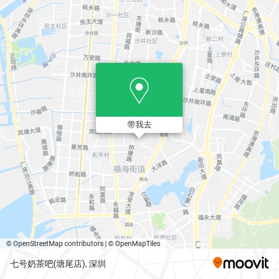 七号奶茶吧(塘尾店)地图