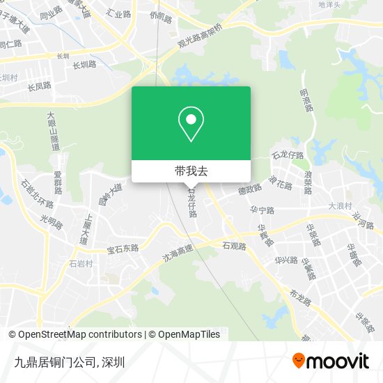 九鼎居铜门公司地图