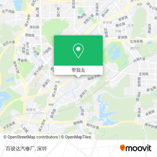 百骏达汽修厂地图