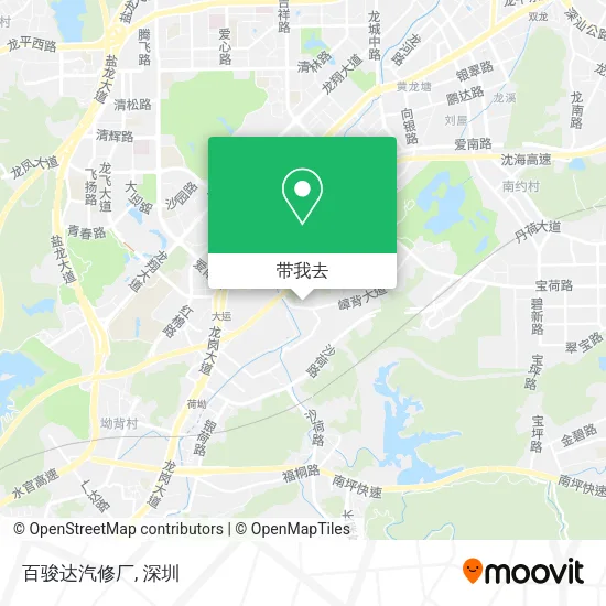 百骏达汽修厂地图