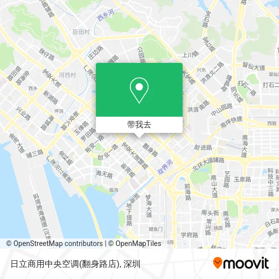 日立商用中央空调(翻身路店)地图
